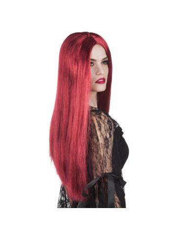 1Peruka Długa Czerwona Czarownicy 86002