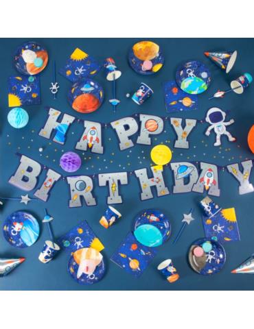 1Baner Happy Birthday Kosmos 129845 urodzinowy 220 cm