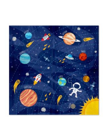 1Serwetki Kosmos Papierowe 129821 10 sztuk 33x33 urodzinowe