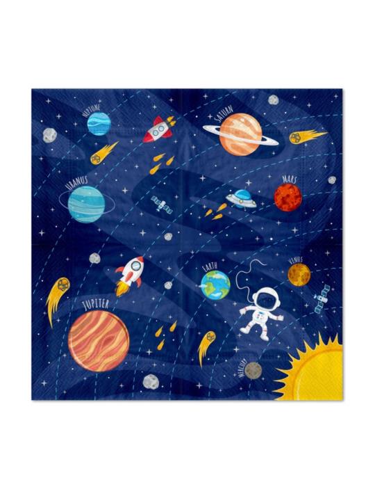 1Serwetki Kosmos Papierowe 129821 10 sztuk 33x33 urodzinowe