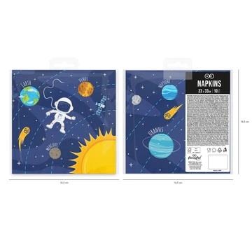 1Serwetki Kosmos Papierowe 129821 10 sztuk 33x33 urodzinowe