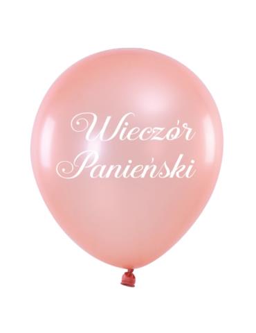 Balon lateksowy Wieczór Panieński BWPR1 1szt różowe złoto rose gold