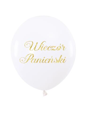 Balon lateksowy Wieczór Panieński BWPB1 1szt. biały
