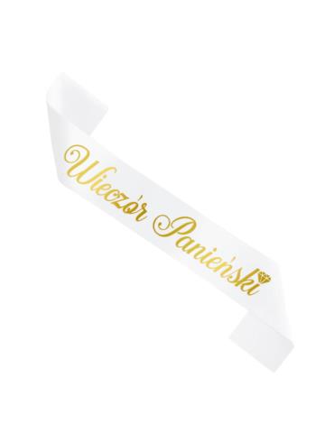 Szarfa Wieczór Panieński Złota 511507 160cm panna młoda party