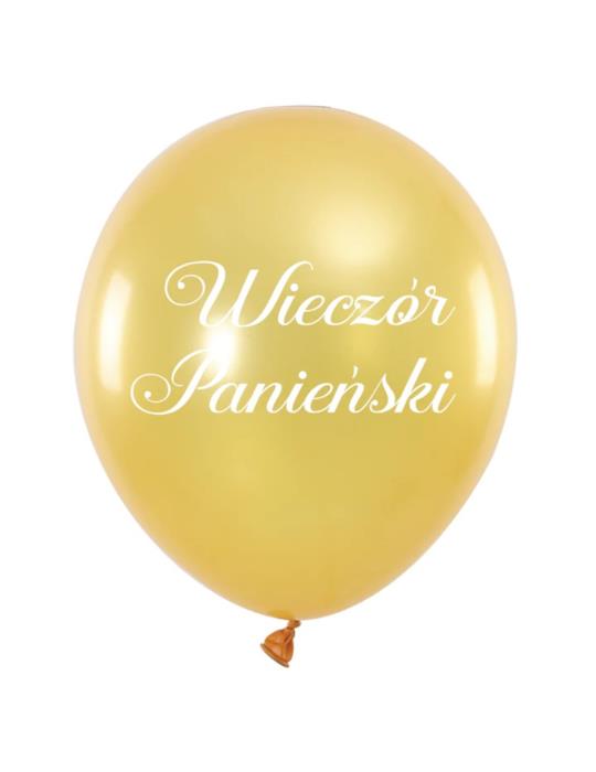 Zestaw Balonów Wieczór Panieński BWPZ 6 sztuk złote