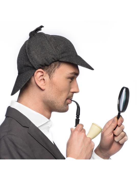 1Detektyw zestaw czapka lupa fajka 33201 Sherlock Holmes