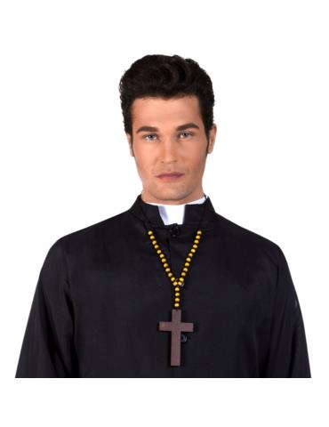 1Krzyż drewniany duży LUX 64331 ksiadz zakonnica mnich pastor kardynał papież