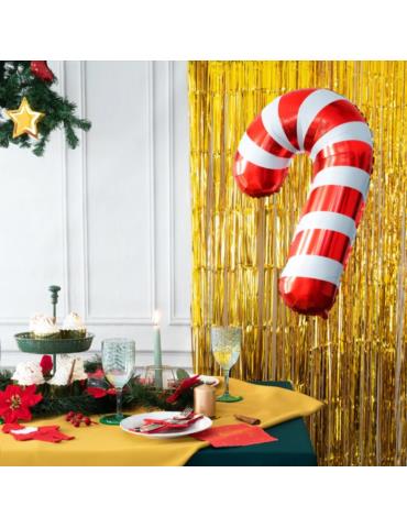 1Balon Laska Świętego Mikołaja 460709 foliowy 54x74 dekoracja swiąteczna