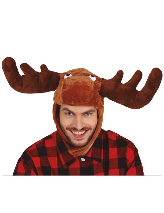 1Czapka Renifer z Rogami 41248 Rudolf nakrycie głowy święta Boże Narodzenia