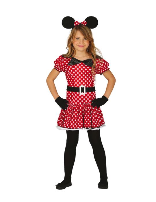 1Strój Myszka w kropki 134/140 81200BZ sukienka