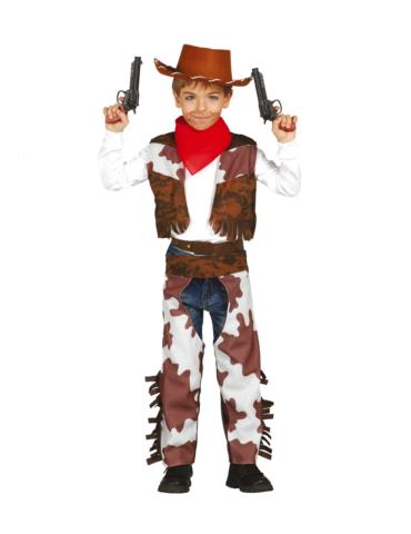 1Strój Kowboj Brązowy 98/104 85683BZ dziki zachód western