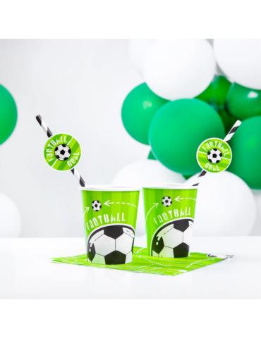 Kubeczki Papierowe Piłka Nożna 129906 6 sztuk 220 ml football urodziny