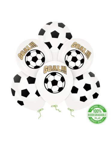 Balony Lateksowe Piłka Nożna 129937 6 sztuk football urodziny party