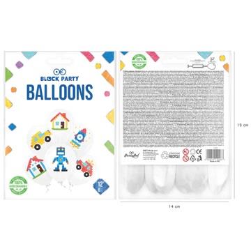 Balony Lateksowe Klocki 6 sztuk 129487 lego uodziny przyjęcia