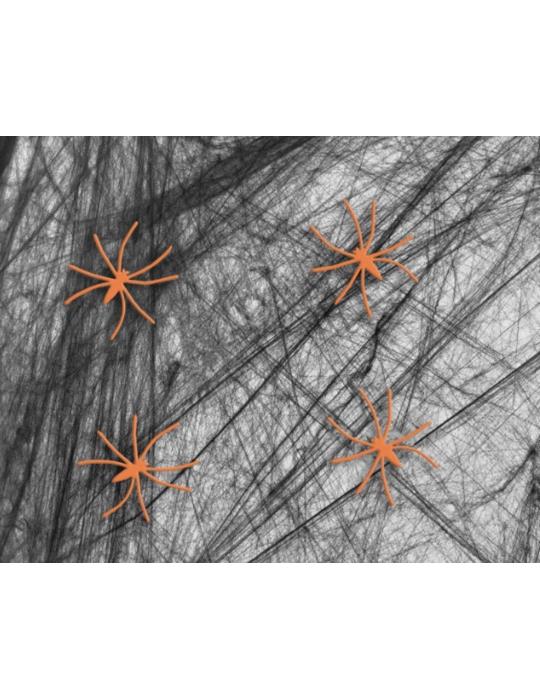 Pajęczyna Halloween czarna XXL 512543 200g Halloween Andrzejki Zombie Party