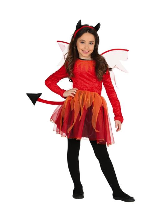 1Strój Diablica Premium 110/116 87379BZ Demon ze skrzydłami