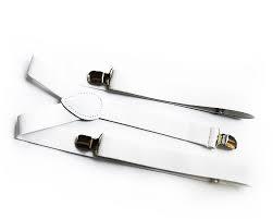 Szelki Białe Męskie PT078 Lata XX-te Prohibicja Al Capone