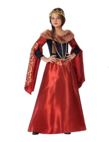 1Strój Królowa Średniowiecza 64761 134/140 Szlachcianka Dama Dworu