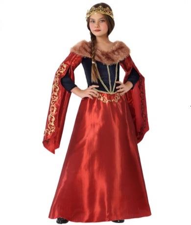 1Strój Królowa Średniowiecza 64762 146/152 Szlachcianka Dama Dworu