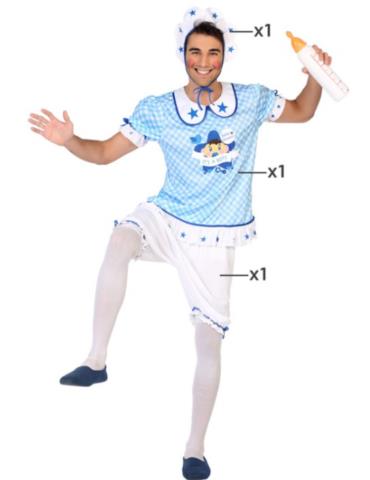 1Ad Strój Duże Dziecko 39362 L/XL Niemowlak Baby Shower