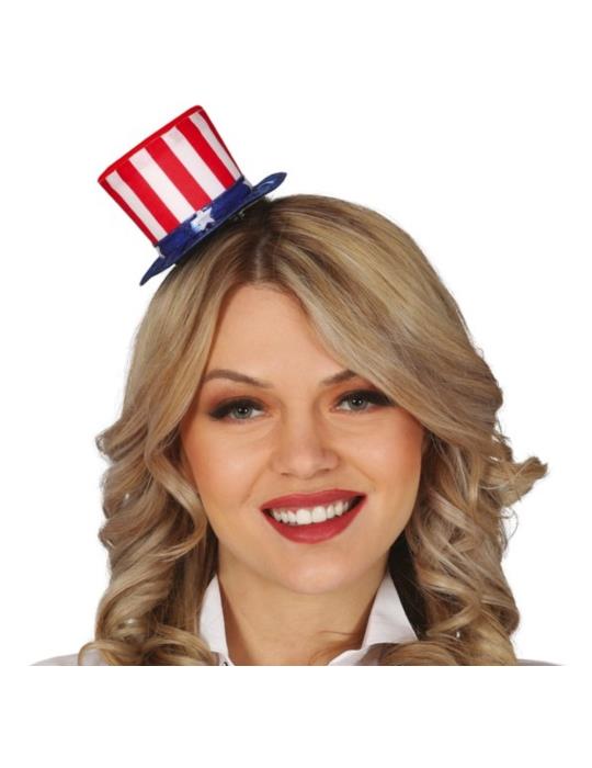 1Kapelusz Cylinderek Mini USA 18736BZ