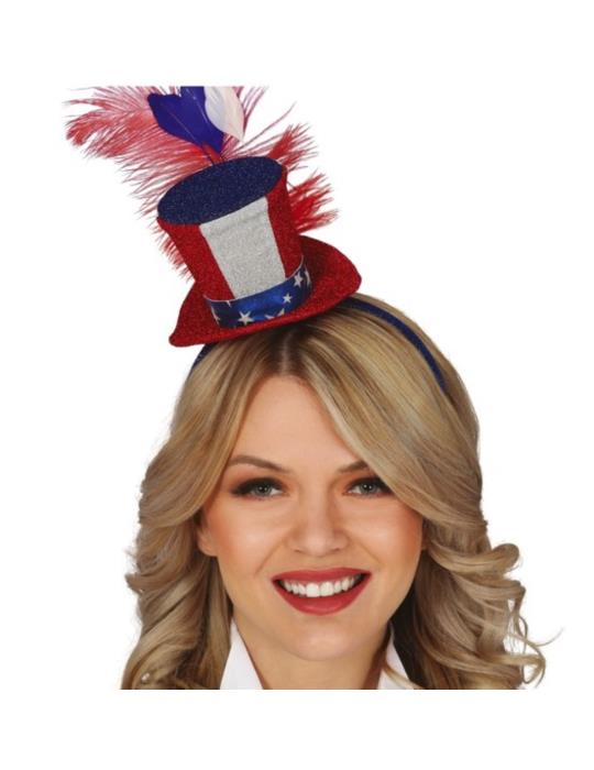 1Opaska Cylinder USA z piórkiem 18740BZ