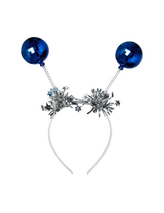 1Opaska Kule Disco Niebieskie 00735N lata 80-te PRL Gorączka sobotniej nocy