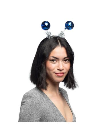 1Opaska Kule Disco Niebieskie 00735N lata 80-te PRL Gorączka sobotniej nocy