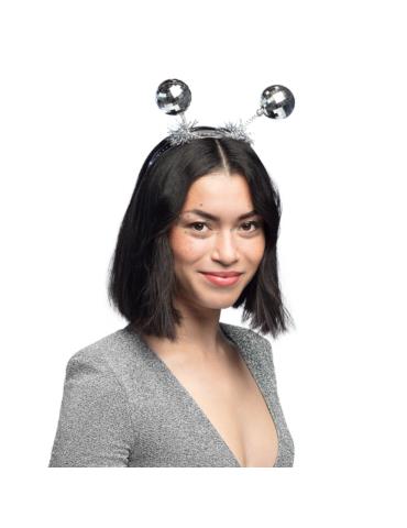 1Opaska Kule Disco Srebrne 00735S lata 80-te PRL Gorączka sobotniej nocy