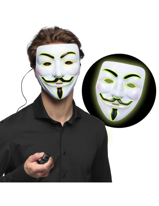 1Maska Świecąca LED Anonymus 10460