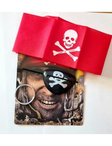 Zestaw Pirata chusta opaska oko PA060