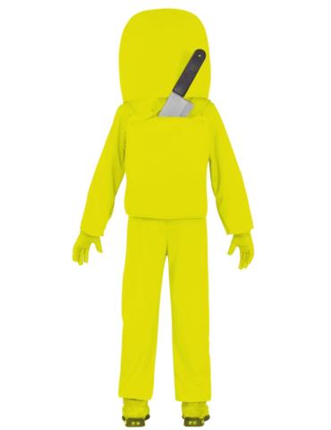 1Strój Kosmonauta Among Us 110/116 77475 Kosmita Żółty