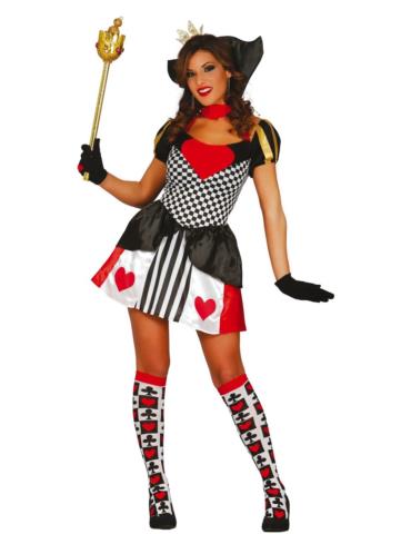 1Ad Strój Królowa Serc Kier 84385 M Alicja w Krainie Czarów