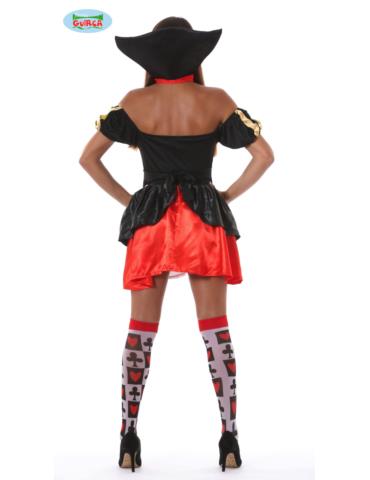 1Ad Strój Królowa Serc Kier 84385 M Alicja w Krainie Czarów