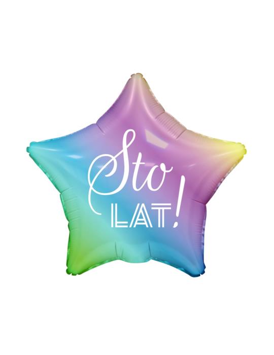 1Balon Foliowy Gwiazdka Sto Lat FG-GSLG