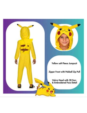 1Strój Pokemon Pikachu 122/128 9908884 kombinezon