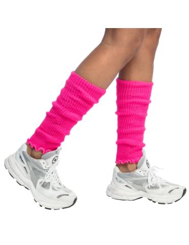 1Ocieplacze na nogi Różowe 01755 Disco Getry PRL Lata 80-te Akcesoria zimowe 2szt