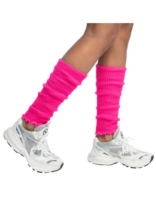 1Ocieplacze na nogi Różowe 01755 Disco Getry PRL Lata 80-te Akcesoria zimowe 2szt