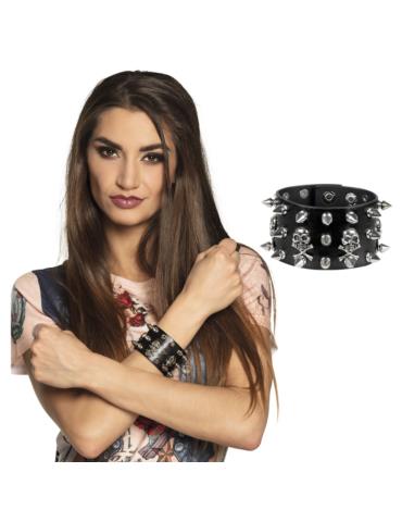 1Bransoletka kolczatka punk metal 64518