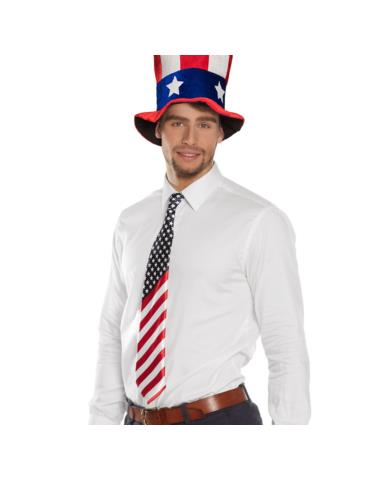 1Krawat Flaga USA 140cm 44961 Ameryka Amerykański