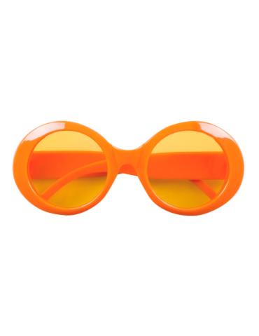 1Okulary Lata 60te Pomarańczowe 02540P Muchy Hippie Hipisa Hipiski okrągłe
