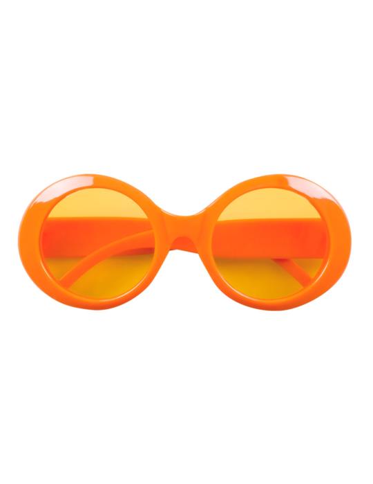 1Okulary Lata 60te Pomarańczowe 02540P Muchy Hippie Hipisa Hipiski okrągłe