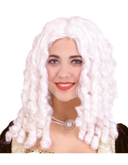Peruka Długa Biała Loki Anielska 4353BZ