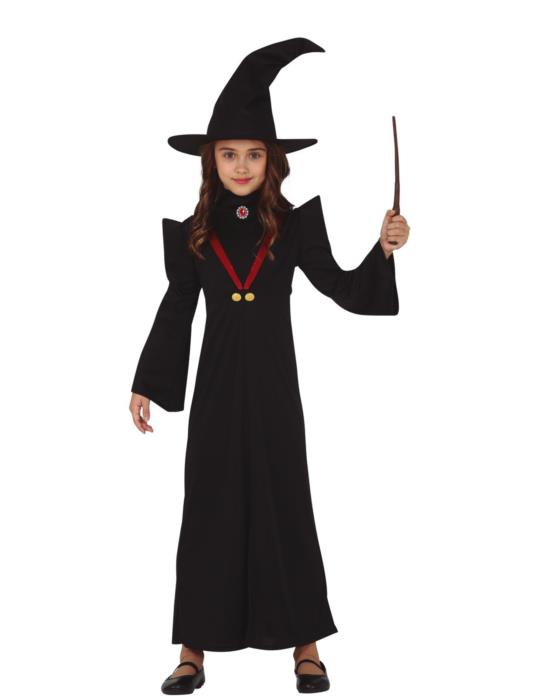 1Strój Czarodziejka Mag 134/140 77067BZ harry potter nauczycielka McGonagall Minerva czarownica wiedźma