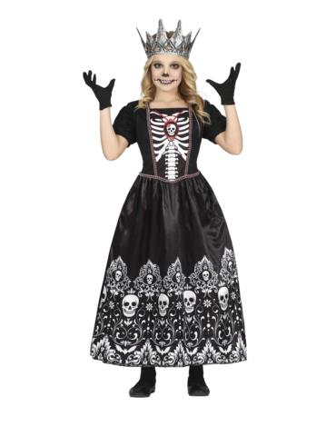 1Strój Szkielet Sukienka 134/140 77649BZ królowa nocy halloween