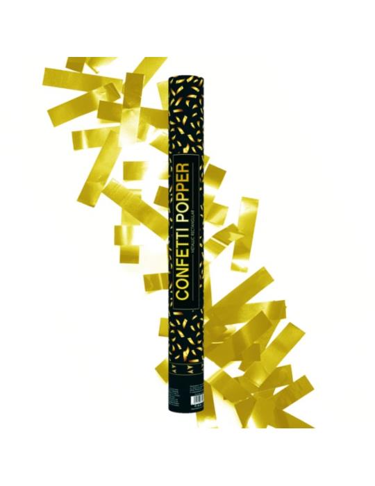 1Tuba Konfetti Złote Paski 60cm 027243