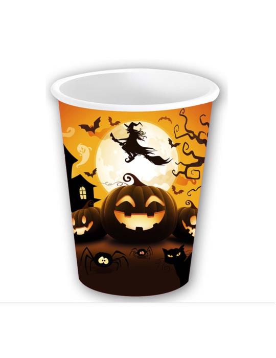 Kubeczki Straszna Dynia 6 szt 24304BZ holloween papierowe