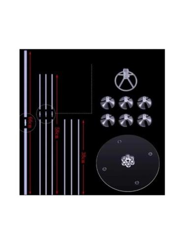 Stojak na balony z patyczkami MC89812 urodziny, roczek, komunia, wieczór panieński, wieczór kawalerski, wesele, sylwester