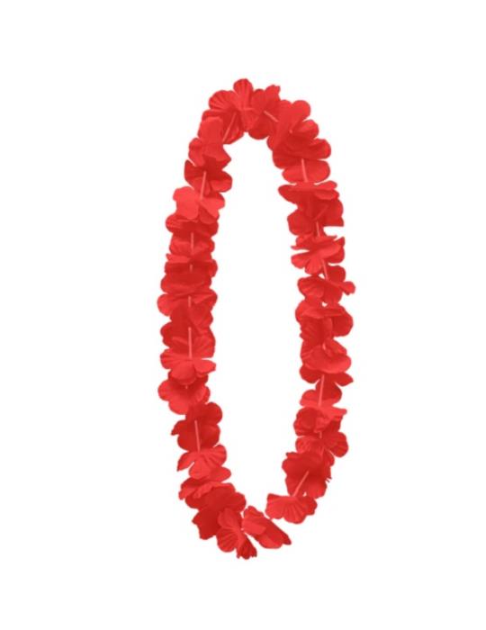 Kwiaty Hawajskie Czerwone 100cm 512309 Naszyjnik
