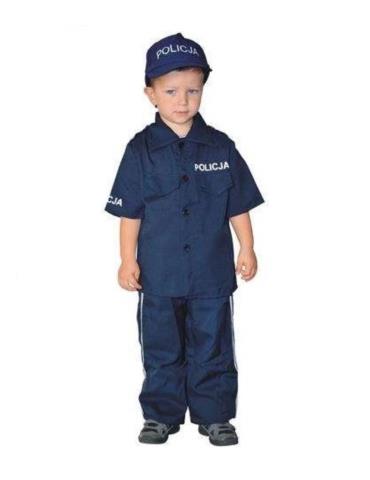 Strój Policjant Lux SD1176 110/116 z krótkim rękawem drogówka prewencja